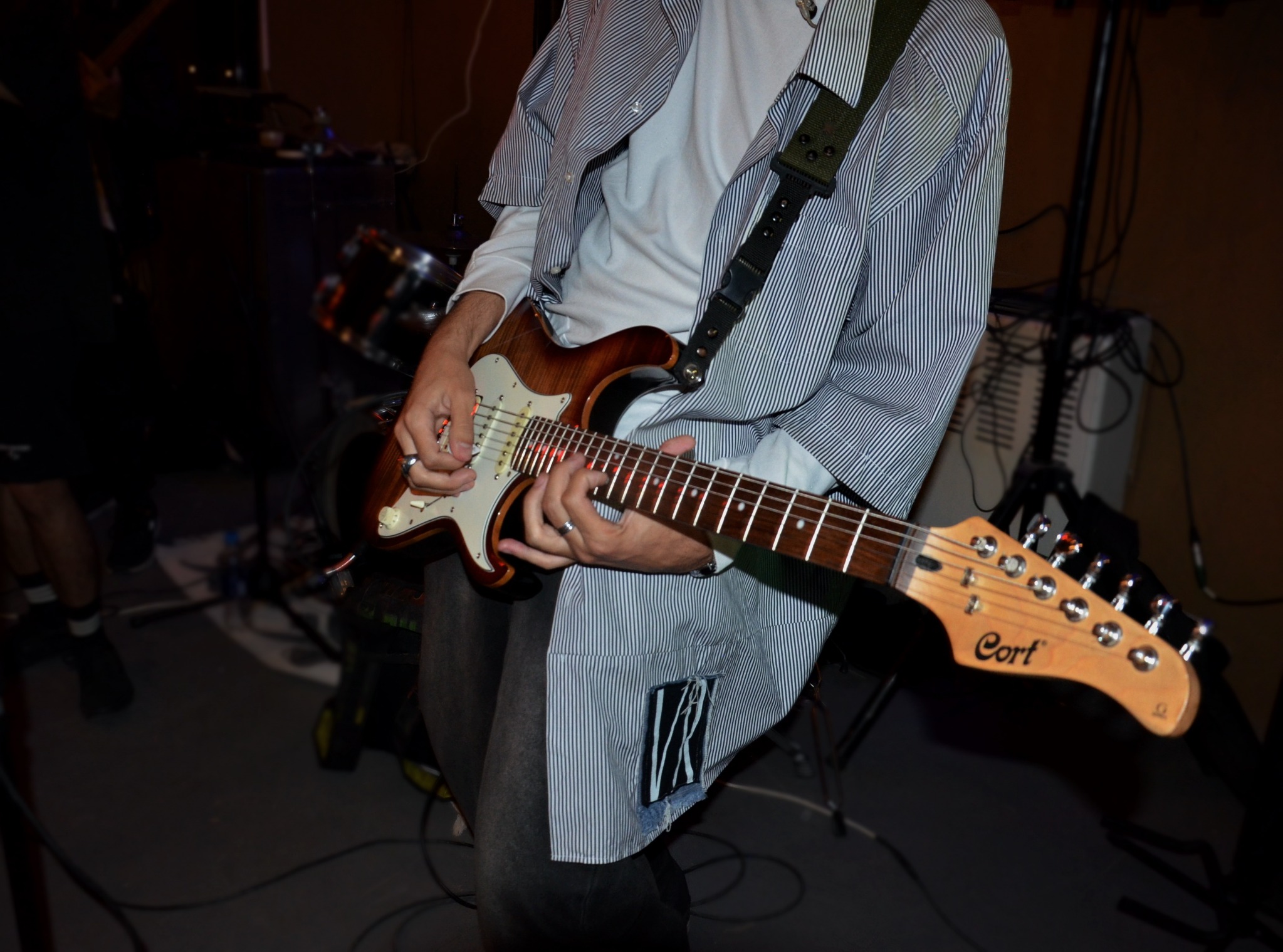 Guitarrista de Picanty en vivo